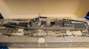 Lenkwaffenzerstörer Dazhou im Bau (1/700)