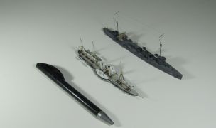 Schaufelradaviso Esploratore und Spähschiff Carlo Mirabello (1/700)