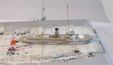 Patrouillenschiff Hvidbjørnen im Bau (1/700)