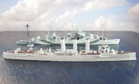 SMS Mainz und HMS Sirius