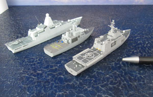 Patrouillenschiffe Meteoro, Knud Rasmussen und Zr. Ms. Zeeland (1/700)