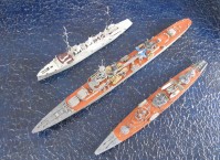 Minenkreuzer SMS Albatross, Émile Bertin und Okinoshima (1/700)