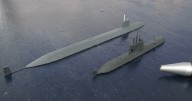 U-Boote Papanikolis und USS New Hampshire (1/700)