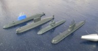 U-Boote Papanikolis, Sciré, S-41 und Rahav  (1/700)