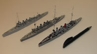 SMS Pillau, HMS Southampton und HMS Chester