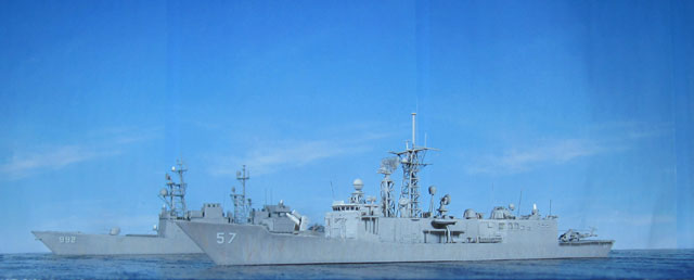 USS Reuben James mit Fletcher