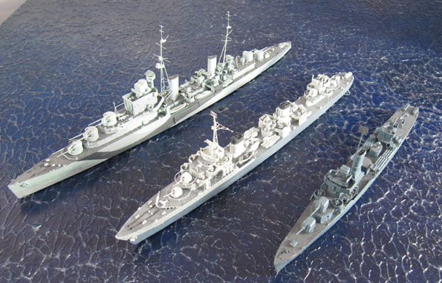 HMS Sirius, Le Terrible und USS Ellet