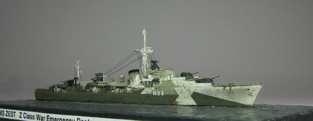 Zerstörer HMS Zest