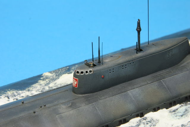 Russisches Atomunterseeboot Kursk in 1/400 von Max Hecker