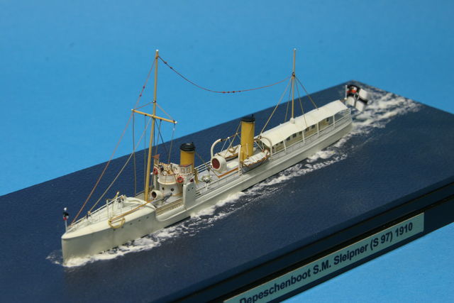 Depeschenboot SMS Sleipner 1/400 von Max Hecker