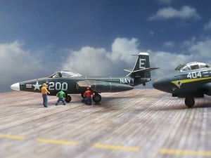 McDonnell F2H-2N Banshee und F3D-2 Skyknight (1/144)