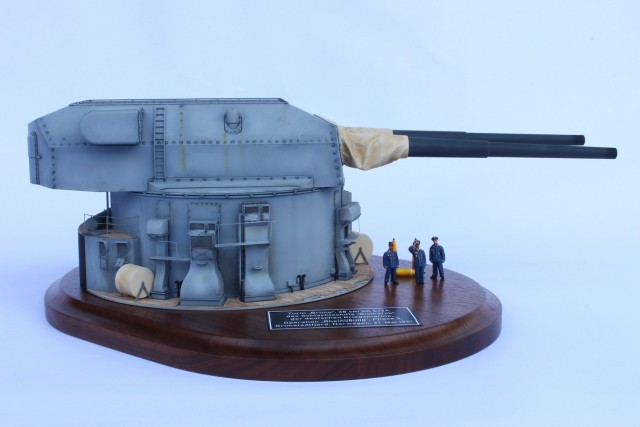 38-cm-Turm Bruno der Bismarck (1/72)