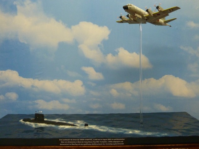 Chinesisches U-Boot des Typs 039G (Song) vs. japanisches U-Jagd-Flugzeug P-3C Orion