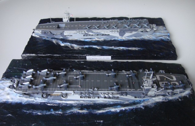 Geleitträger USS Chenango und USS Santee (1/700)