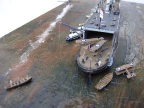 Britischer Seeflugzeugtender HMS Engadine (1/700)