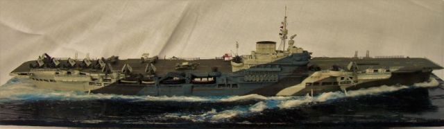 Britischer Flugzeugträger HMS Illustrious (1/700)