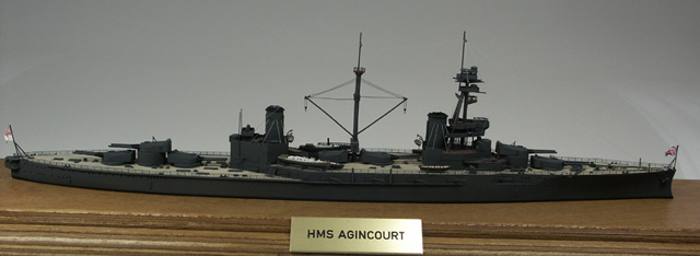 Britisches Schlachtschiff HMS Agincourt (1/700)