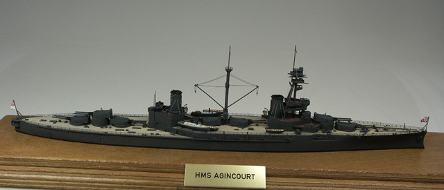 Britisches Schlachtschiff HMS Agincourt (1/700)