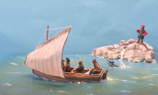 Mittelalterliches Boot (1/72)