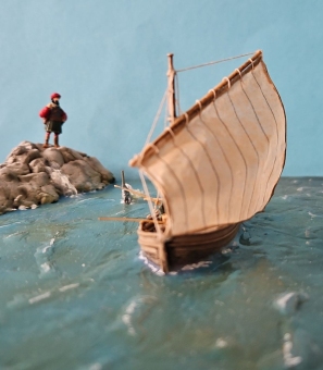 Mittelalterliches Boot (1/72)