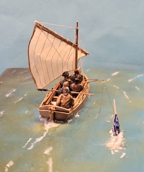 Mittelalterliches Boot (1/72)