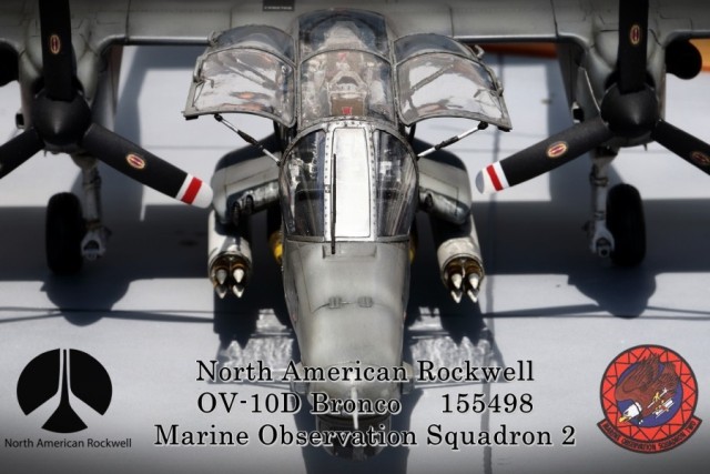 Aufklärungsflugzeug North American Rockwell OV-10D Bronco (1/32)