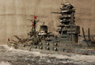 Japanisches Schlachtschiff NAGATO in 1/350 von Rainer Michalek