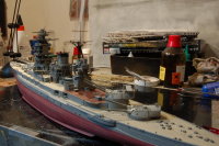 Japanisches Schlachtschiff NAGATO in 1/350 von Rainer Michalek