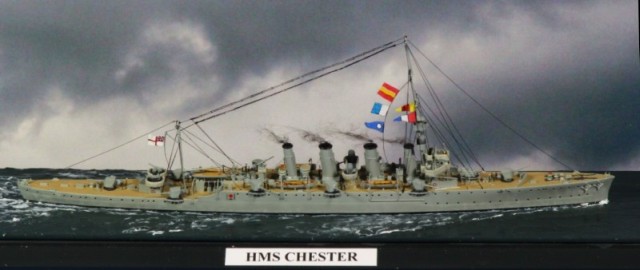 Leichter Kreuzer HMS Chester (1/700)