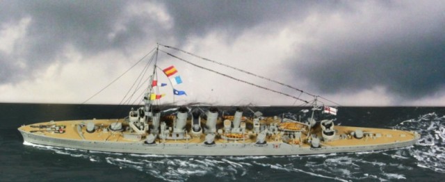 Leichter Kreuzer HMS Chester (1/700)