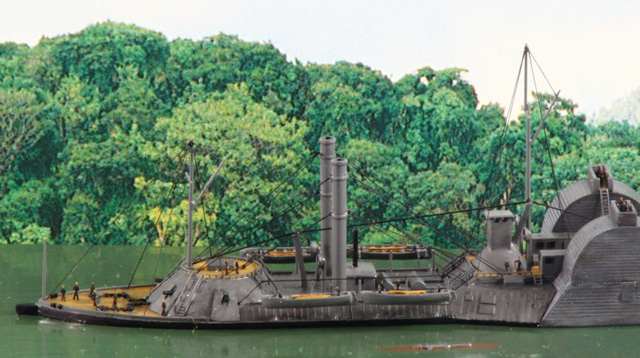 Schaufelrad-Flußpanzerschiff USS Choctaw (1/700)