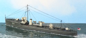 Zerstörer HMS Forester  (1/700)