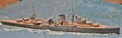 Leichter Kreuzer HMS Ajax vor Umbau (1/700)