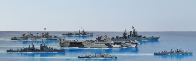 Heading for the Gilberts (1/700)