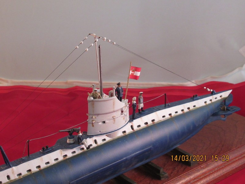 Marine U Boot Schiff 13 cm Polyresin ship Collector Modell 