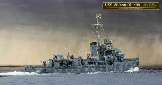 Zerstörer USS Wilson (1/700)