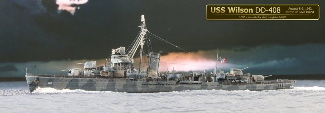 Zerstörer USS Wilson (1/700)