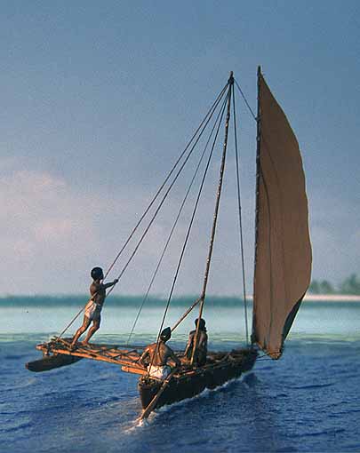 Boot der Gilbert-Inseln