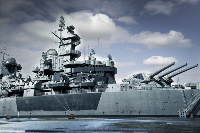 Schlachtschiff USS Iowa (1/200)