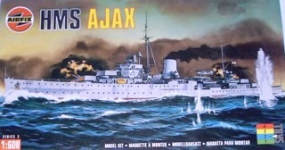HMS Ajax, Airfix Boxart