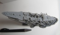 Geschützter Kreuzer USS Montgomery Rumpf