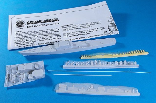 Corsair Armada: Lenkwaffenfregatte USS Garcia FF-1040 (1/700)