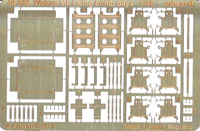 Walrus Mk.I wing bomb bays