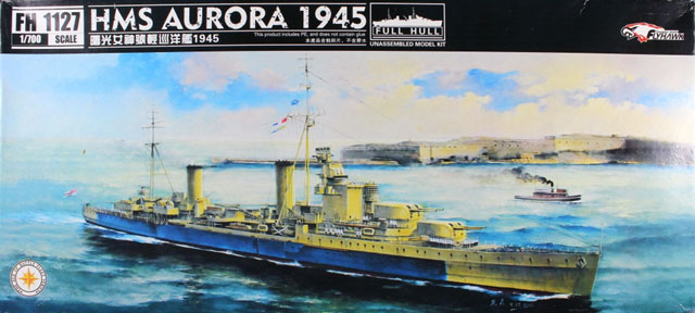 Deckelbild Leichter Kreuzer HMS Aurora von FlyHawk (1/700)