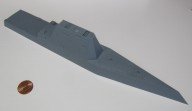 USS Zumwalt Rumpf