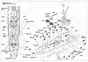 Hasegawa: Leichter Kreuzer Yahagi 1945