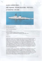 Zerstörer der Allen M. Sumner-Klasse nach FRAM-2-Umbau Anleitung