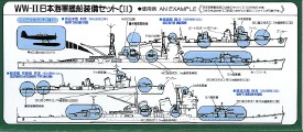 PitRoad: Equipment for Japan Navy Ship WW2, 1/700