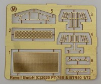 Schwimmpanzer PT-76B Fotoätzteile