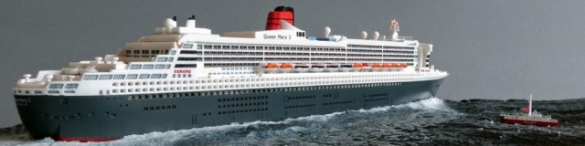 Queen Mary 2 Modell von Jan Melcher